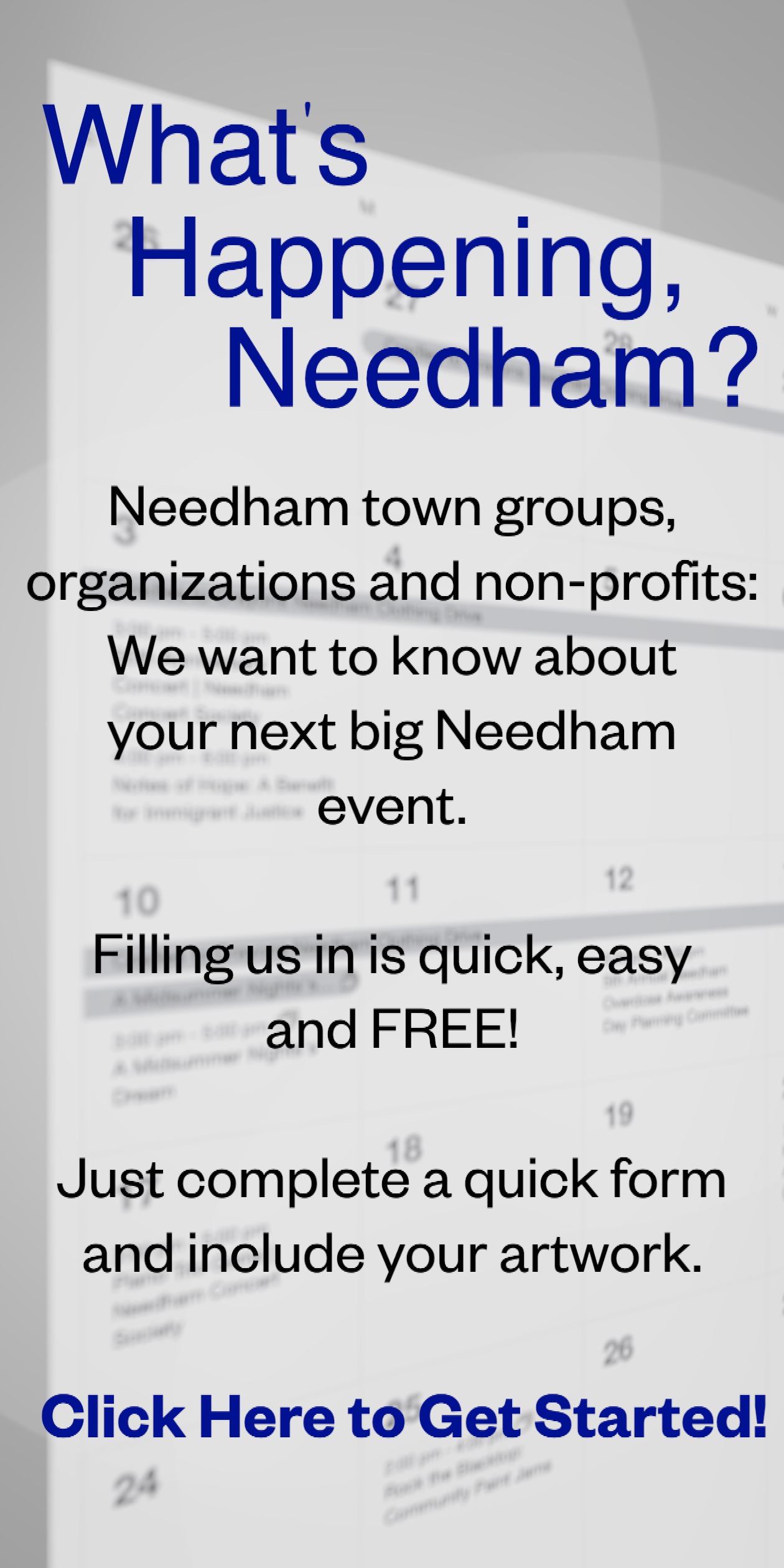 Share your event with us!